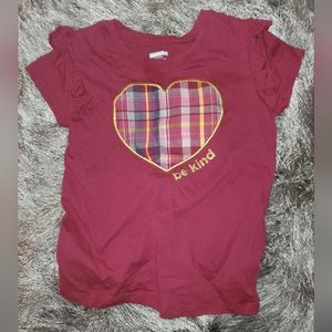 5T Be kind short sleeve shirt